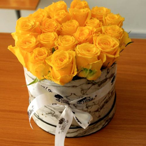 Box of Yellow Roses