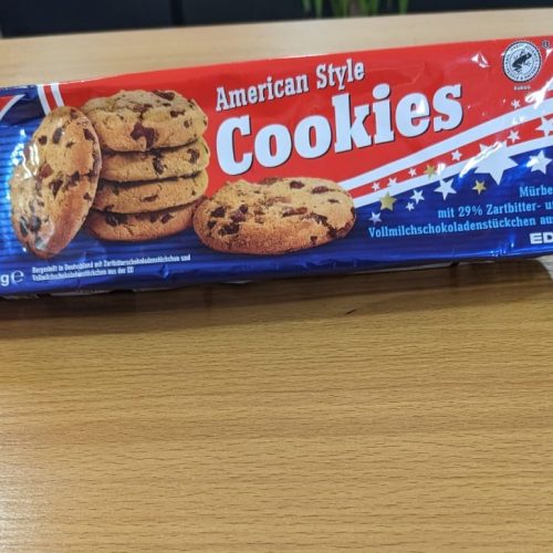 American style chocolate cookies 225g